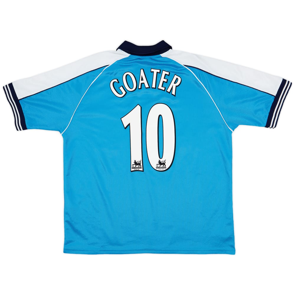 1999-01 Manchester City Home Shirt Goater #10 - 5/10 - (XL)