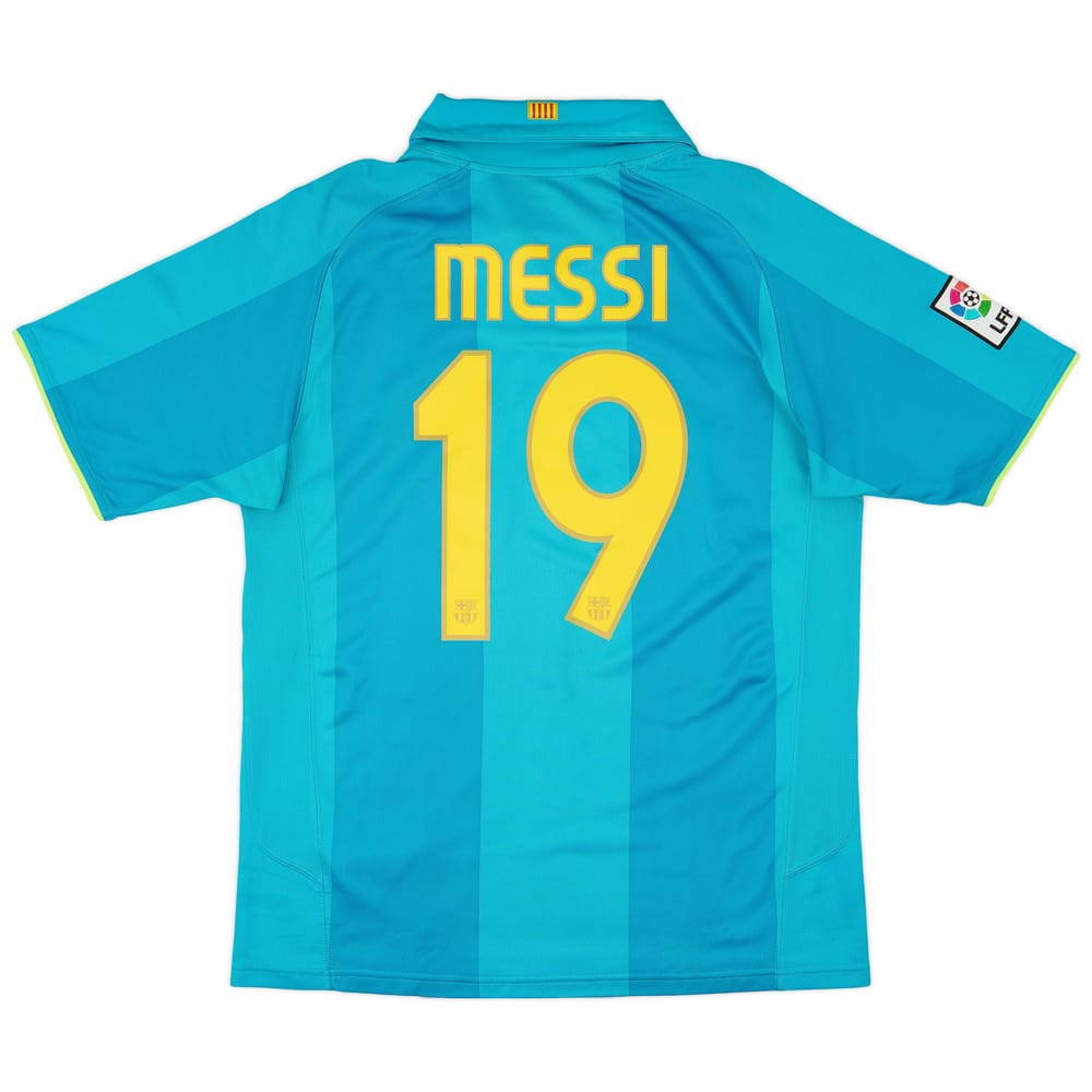 2007-09 Barcelona Away Shirt Messi #19 - 7/10 - (M)