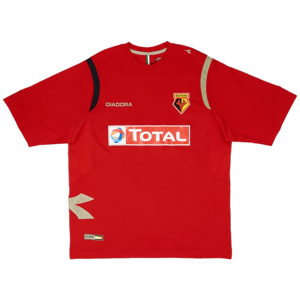 2005-06 Watford Diadora Training Shirt - 9/10 - (M)