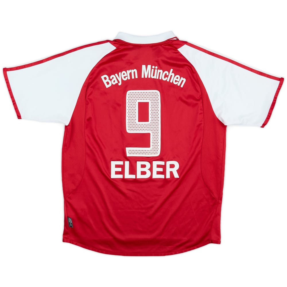 2003-04 Bayern Munich Home Shirt Elber #9 - 7/10 - (XL.Boys)