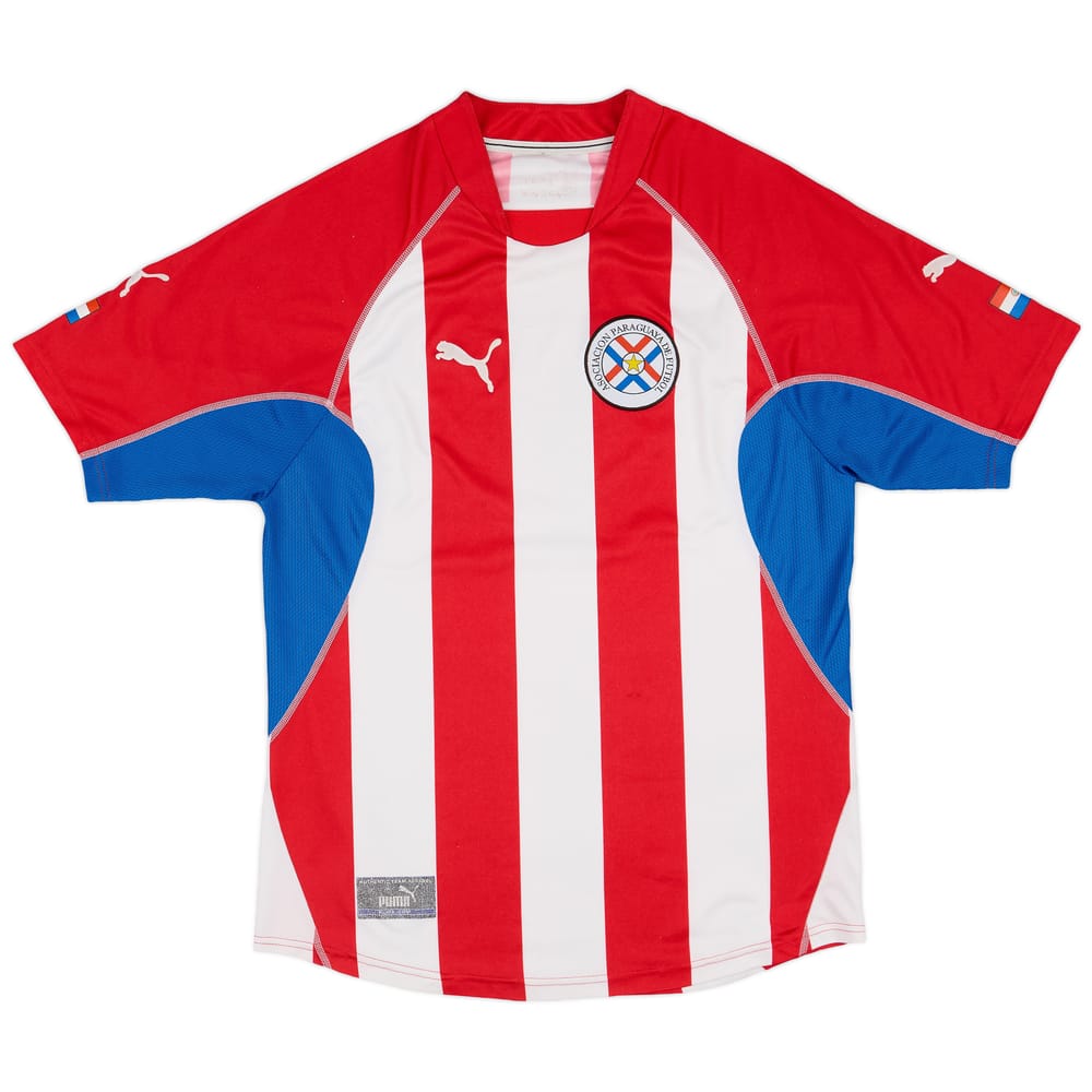 2002-04 Paraguay Home Shirt - 7/10 - (M)