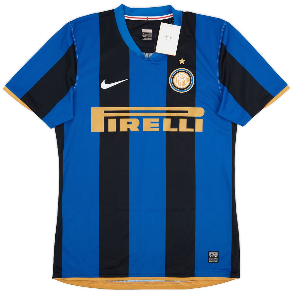 2008-09 Inter Milan Player Issue Home Shirt (M)