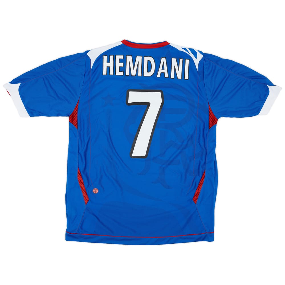 2006-07 Rangers Home Shirt Hemdani #7 - 9/10 - (L)