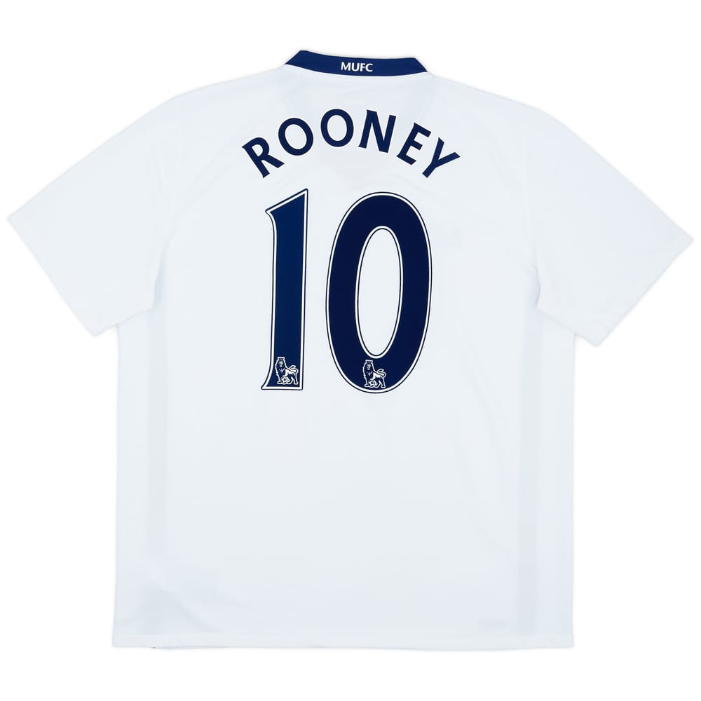 2008-10 Manchester United Away Shirt Rooney #10