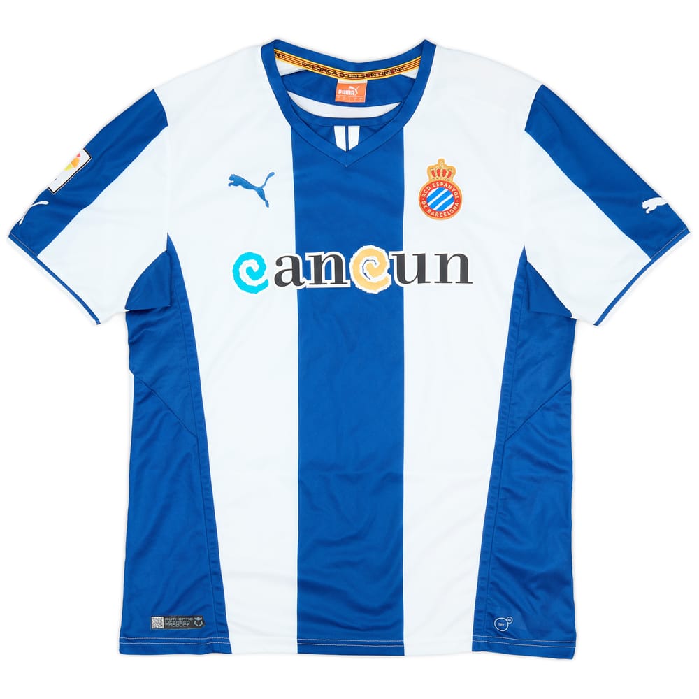 2013-14 Espanyol Home Shirt - 8/10 - (L)