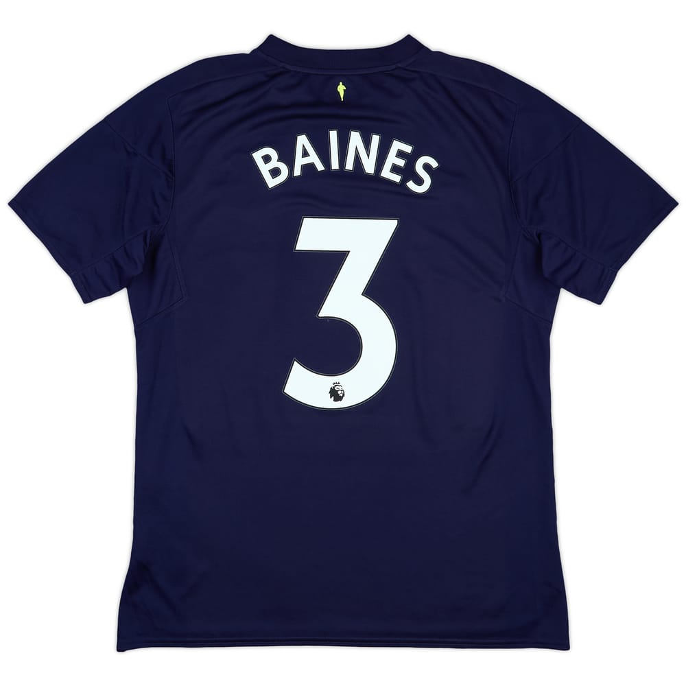2017-18 Everton Third Shirt Baines #3 - 9/10 - (L)