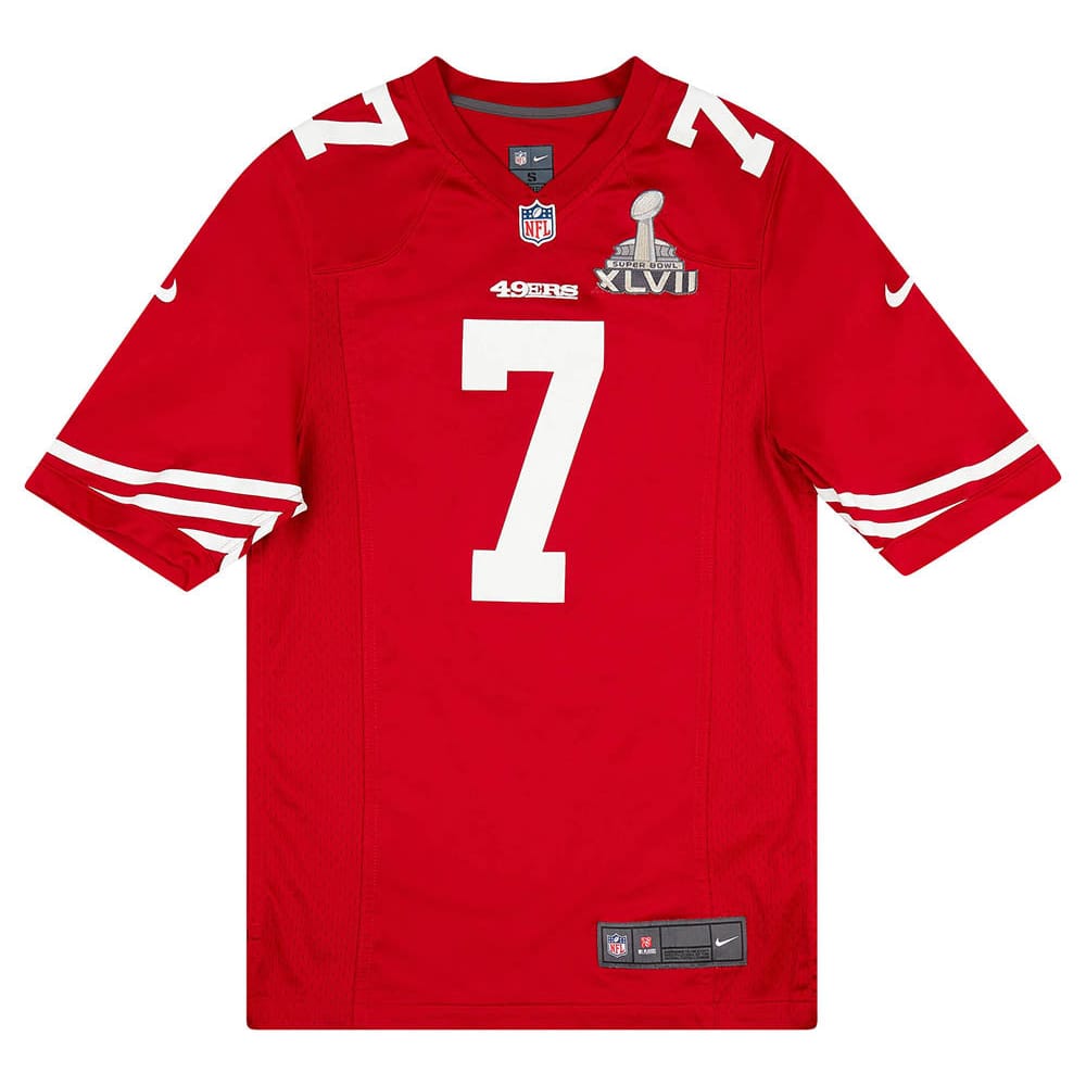 2013 San Francisco 49ers Kaepernick #7 Nike Game Jersey (Home) S