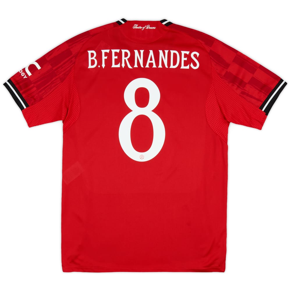 2025-26 Manchester United Authentic Home Shirt B.Fernandes #8