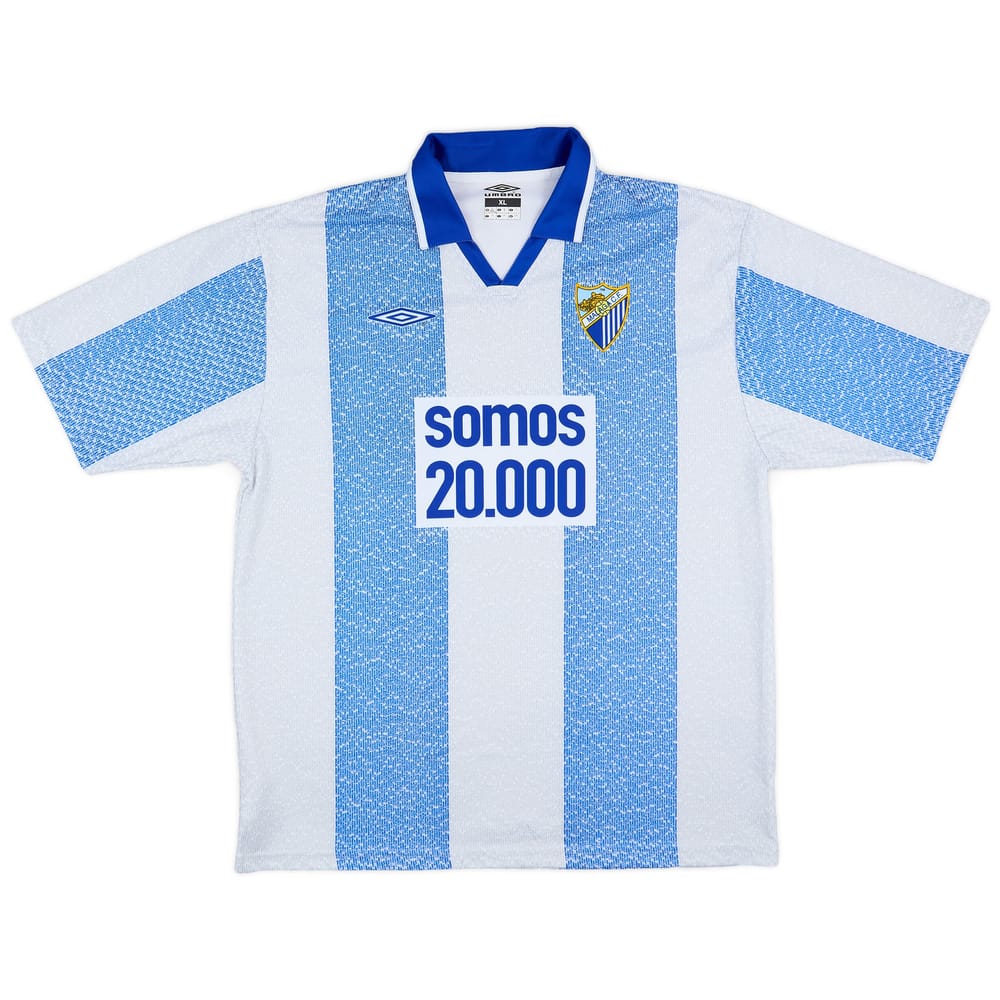 2004-05 Malaga 'Somos 20.000' Home Shirt - 10/10 - (XL)