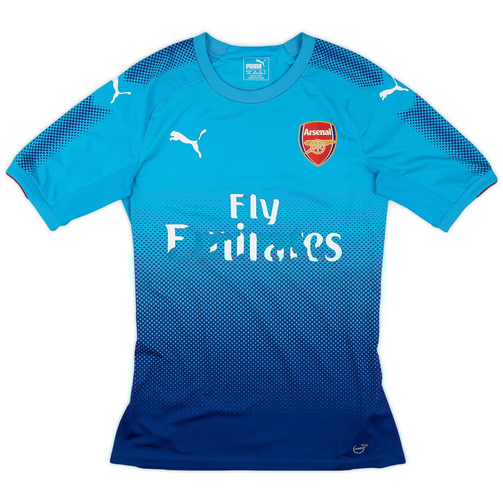 2017-18 Arsenal Authentic (ACTV Fit) Away Shirt - 4/10 - (M)