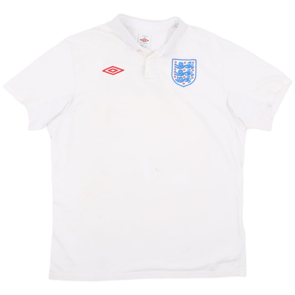 2009-10 England Home Shirt - 4/10 - (L)