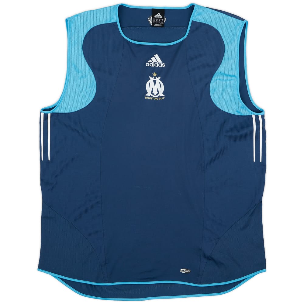 2004-05 Olympique Marseille adidas Training Vest - 8/10 - (4XL)