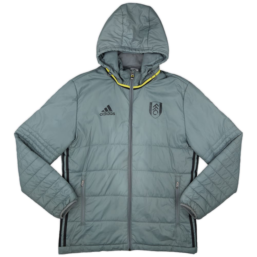 2016-17 Fulham adidas Padded Bench Coat - 8/10 - (M)