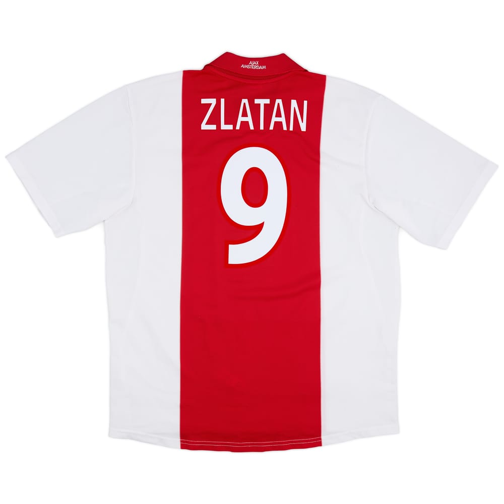 2001-02 Ajax Home Shirt Zlatan #9 - 6/10 - (L)