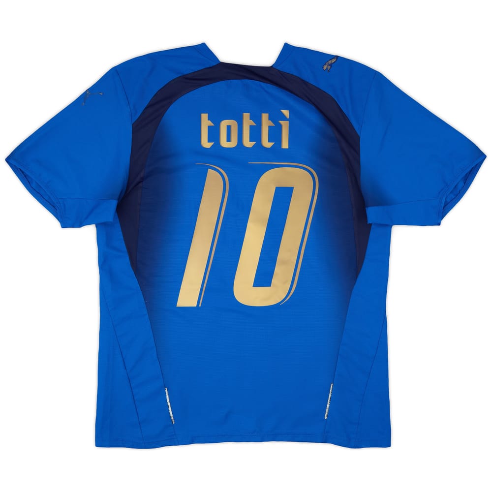2006 Italy Home Shirt Totti #10 - 5/10 - (XL)