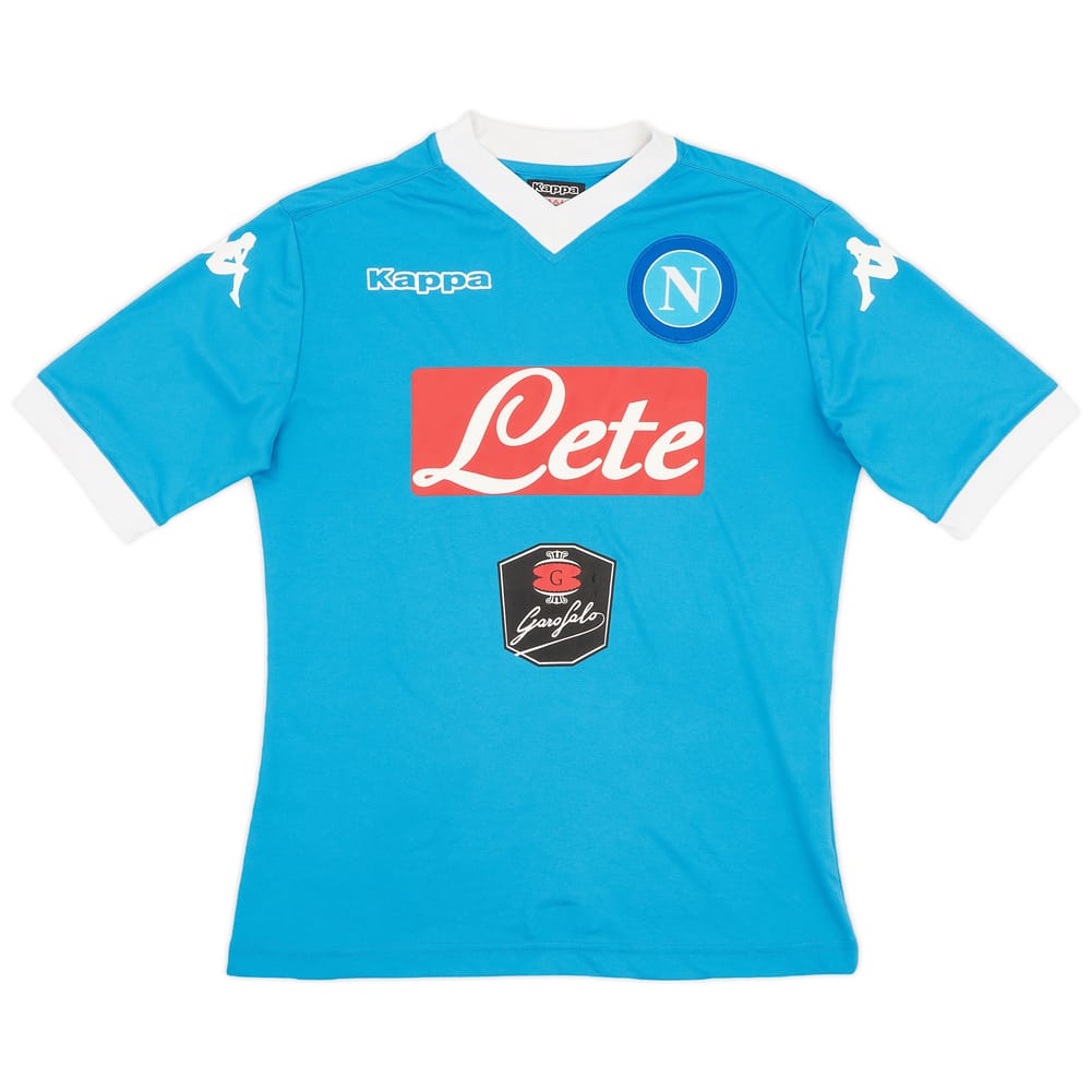 2015-16 Napoli Basic Home Shirt - 7/10 - (S)