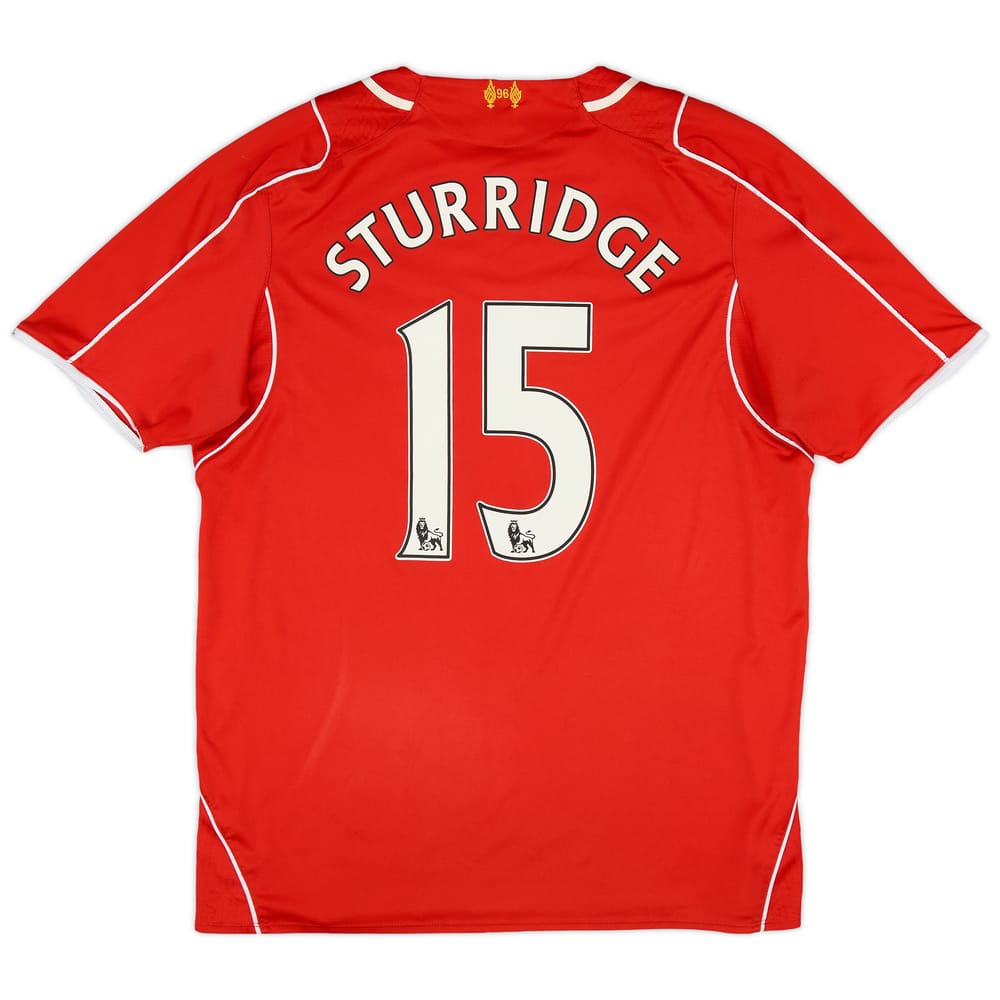 2014-15 Liverpool Home Shirt Sturridge #15 - 6/10 - (L)