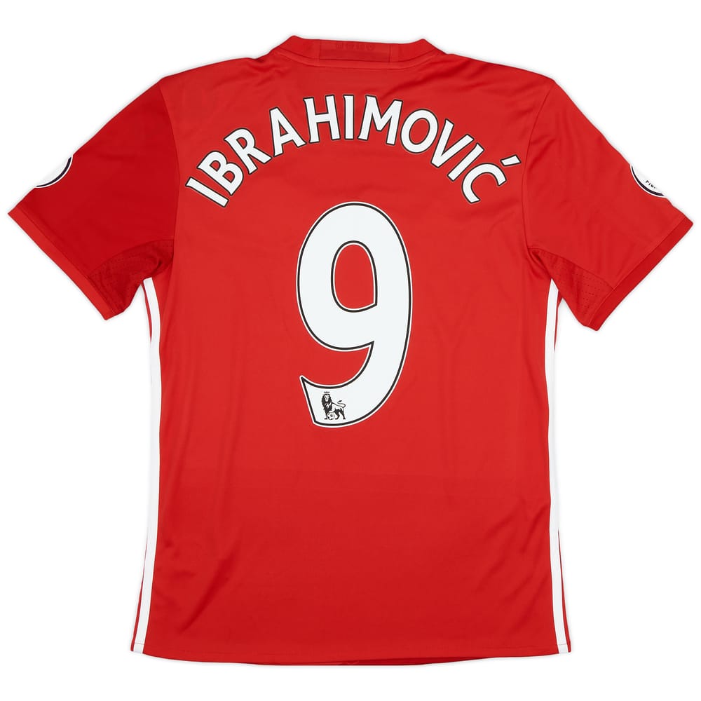 2016-17 Manchester United Home Shirt Ibrahimović #9 (S)