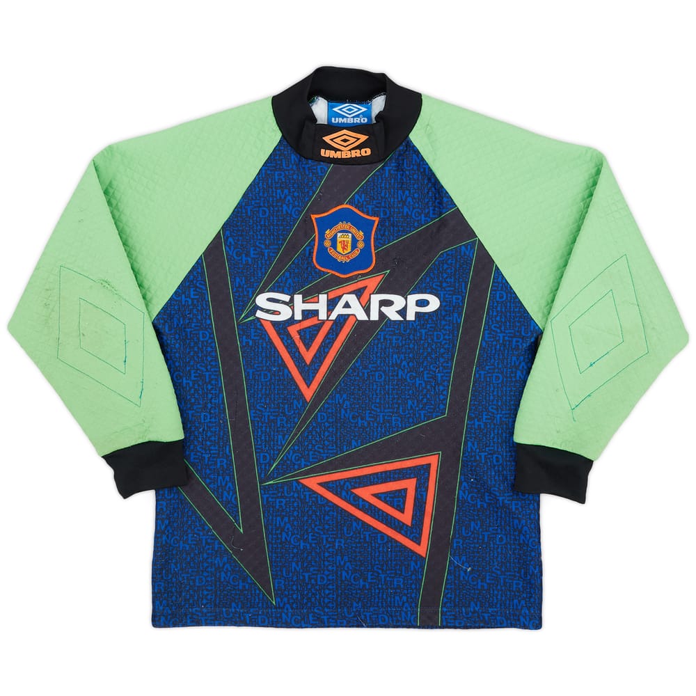 1994-96 Manchester United GK Shirt - 7/10 - (L.Boys)