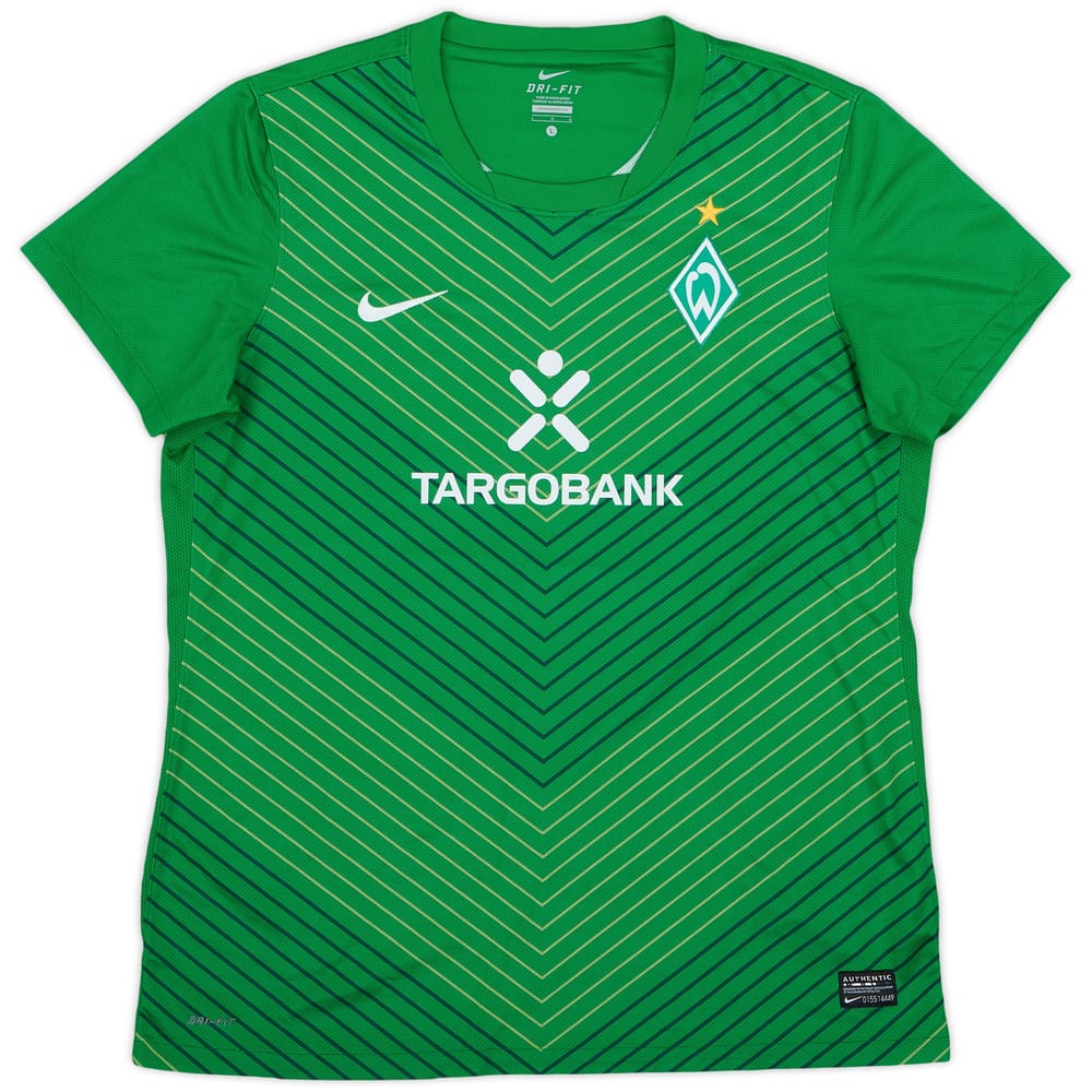 2011-12 Werder Bremen Home Shirt - 9/10 - (Women's L)