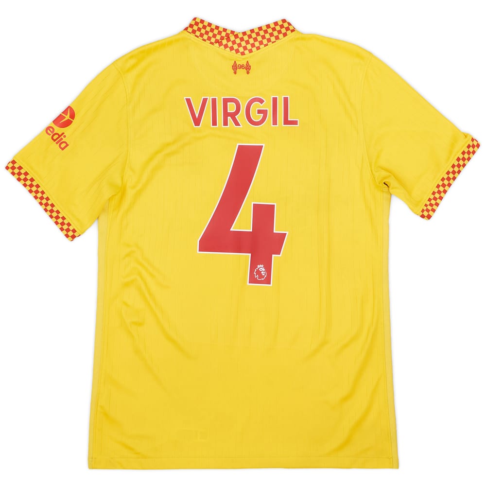 2021-22 Liverpool Third Shirt Virgil #4 - 6/10 - (M)