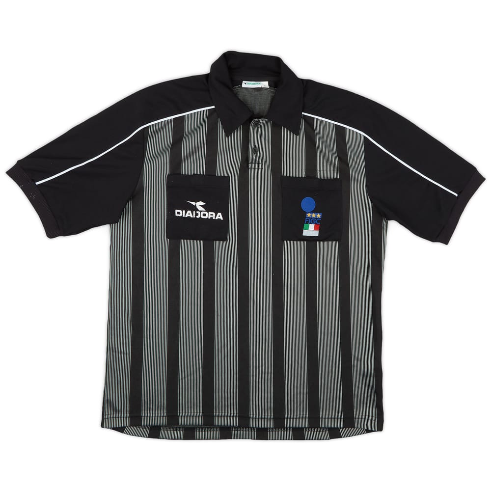 1999-00 Italy FIGC Diadora Referee Shirt - 5/10 - (XL)