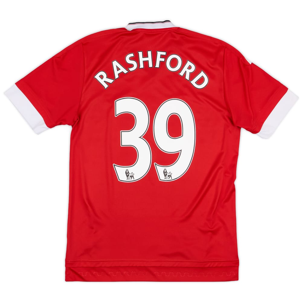 2015-16 Manchester United Home Shirt Rashford #39 - 7/10 - (S)