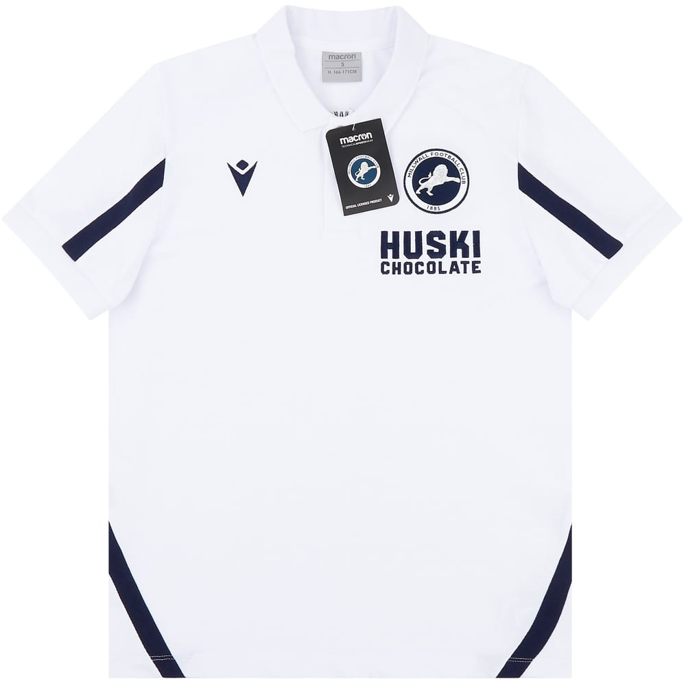 2021-22 Millwall Macron Polo T-Shirt (S)