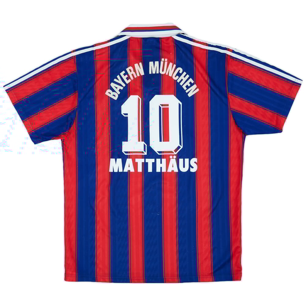 1995-97 Bayern Munich Home Shirt Matthaus #10 - 6/10 - (L)
