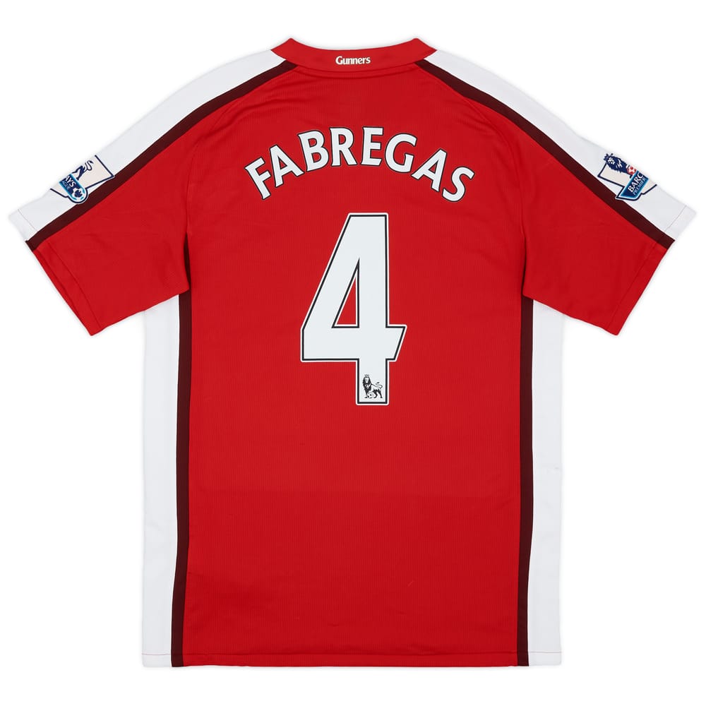 2008-10 Arsenal Home Shirt Fabregas #4 - 7/10 - (S)