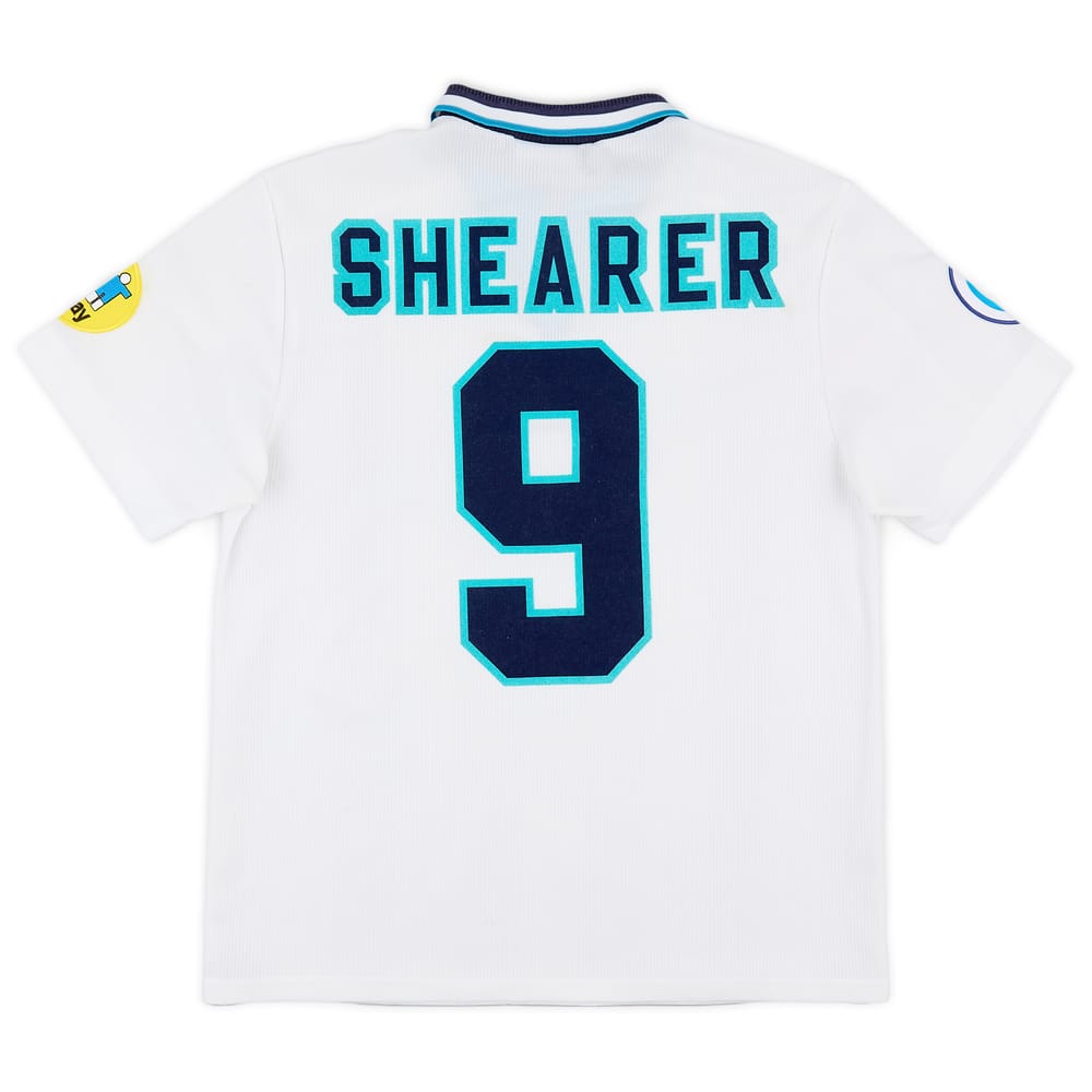 1995-97 England Home Shirt Shearer #9 - 8/10 - (M)