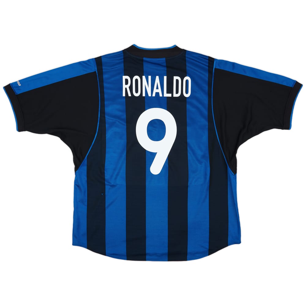 2000-01 Inter Milan Home Shirt Ronaldo #9 - 6/10 - (3XL)