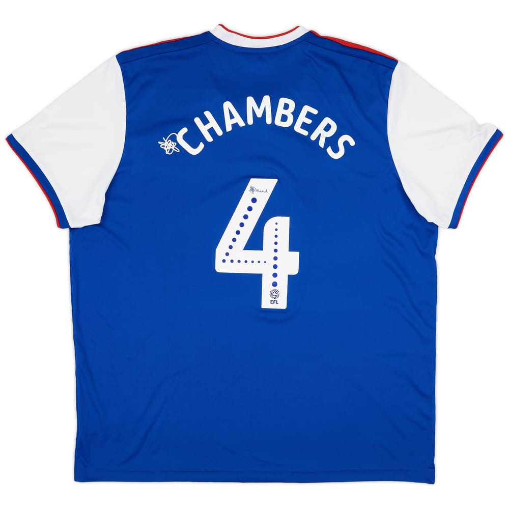 2018-19 Ipswich Home Shirt Chambers #4 - 9/10 - (XXL)