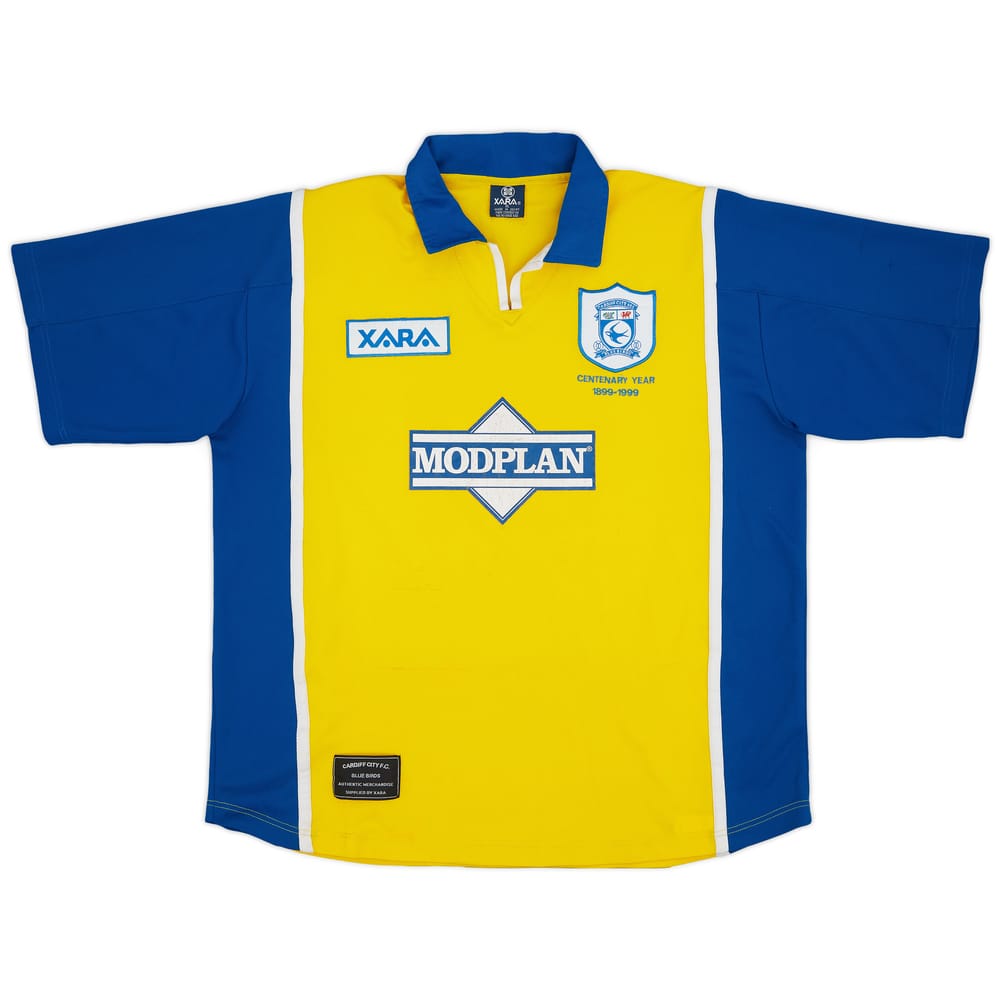1999-01 Cardiff City Away Shirt - 6/10 - (XL)