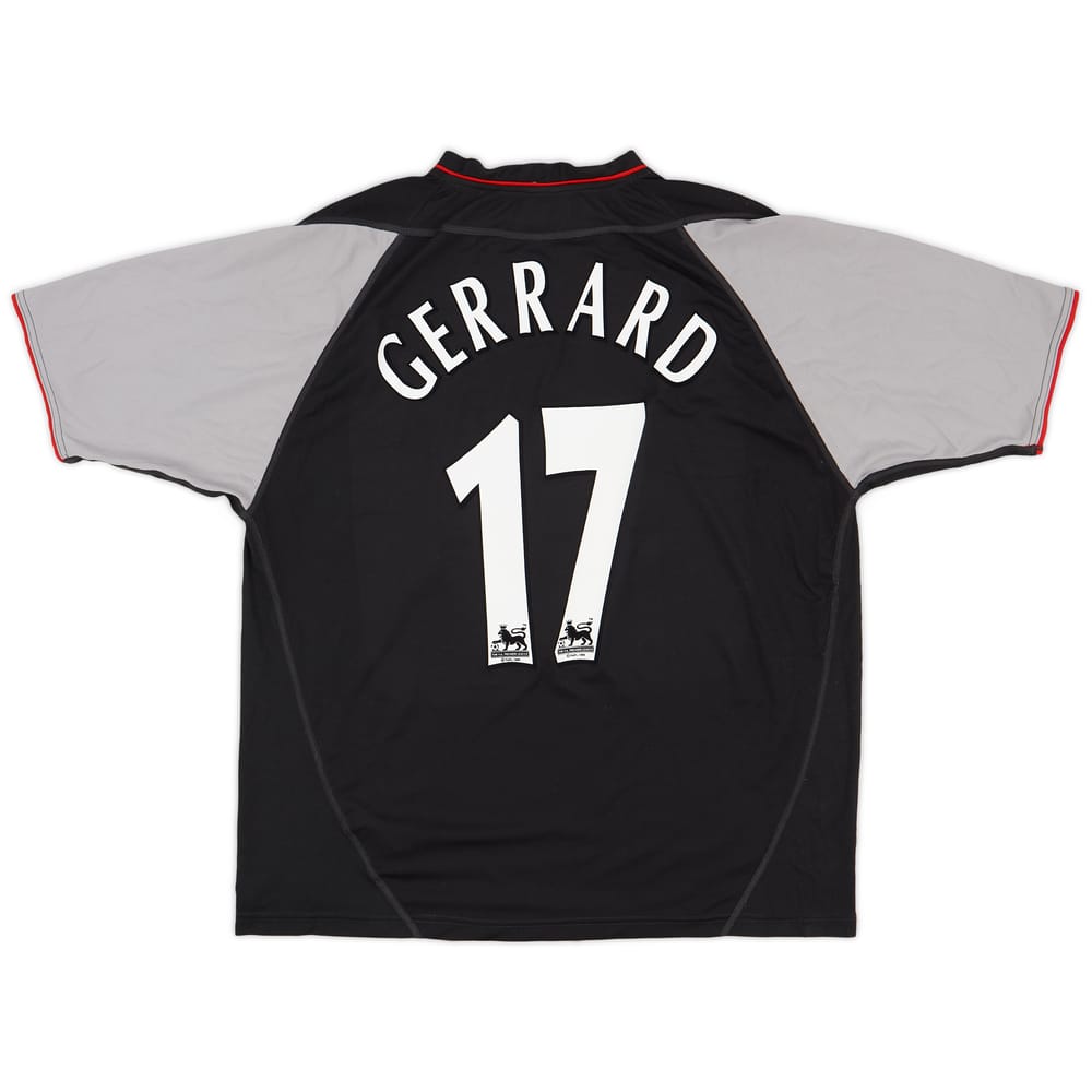 2002-04 Liverpool Away Shirt Gerrard #17 - 10/10 - (XL)