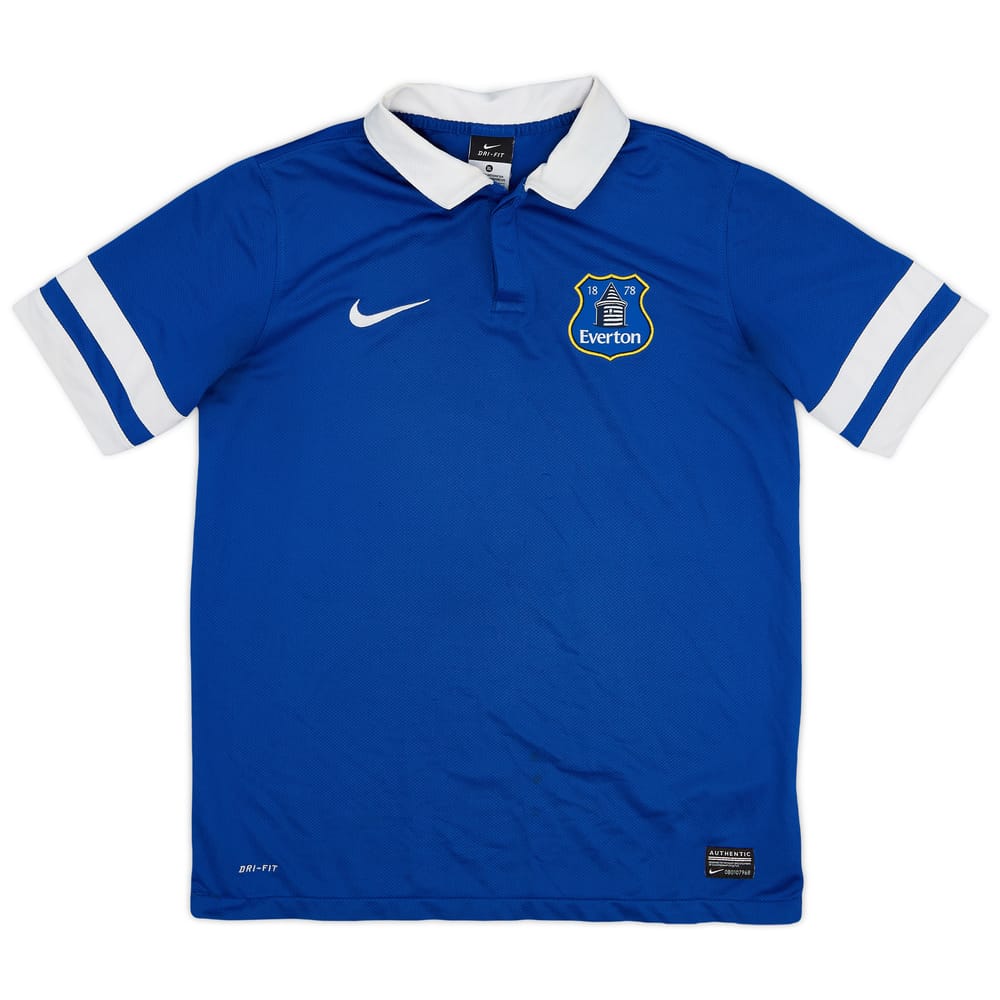 2013-14 Everton Home Shirt - 8/10 - (XL.Boys)