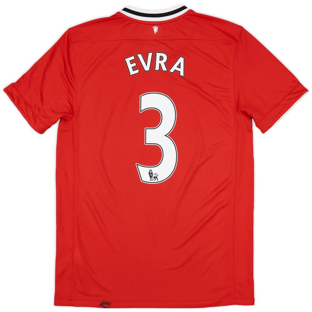 2011-12 Manchester United Home Shirt Evra #3 - 5/10 - (M)