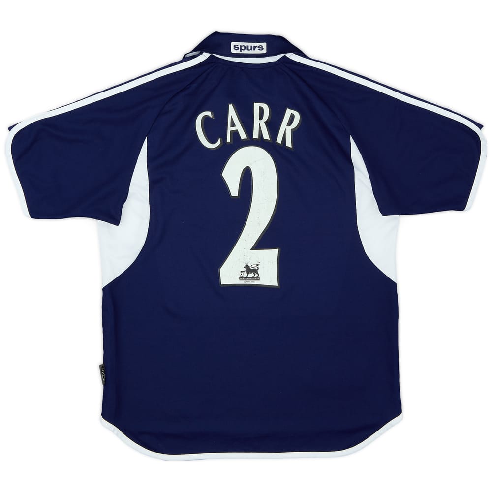 2000-01 Tottenham Away Shirt Carr #2 - 7/10 - (XL.Boys)