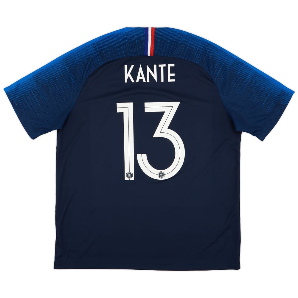 2018 France Home Shirt Kante #13 - 9/10 - (XL)