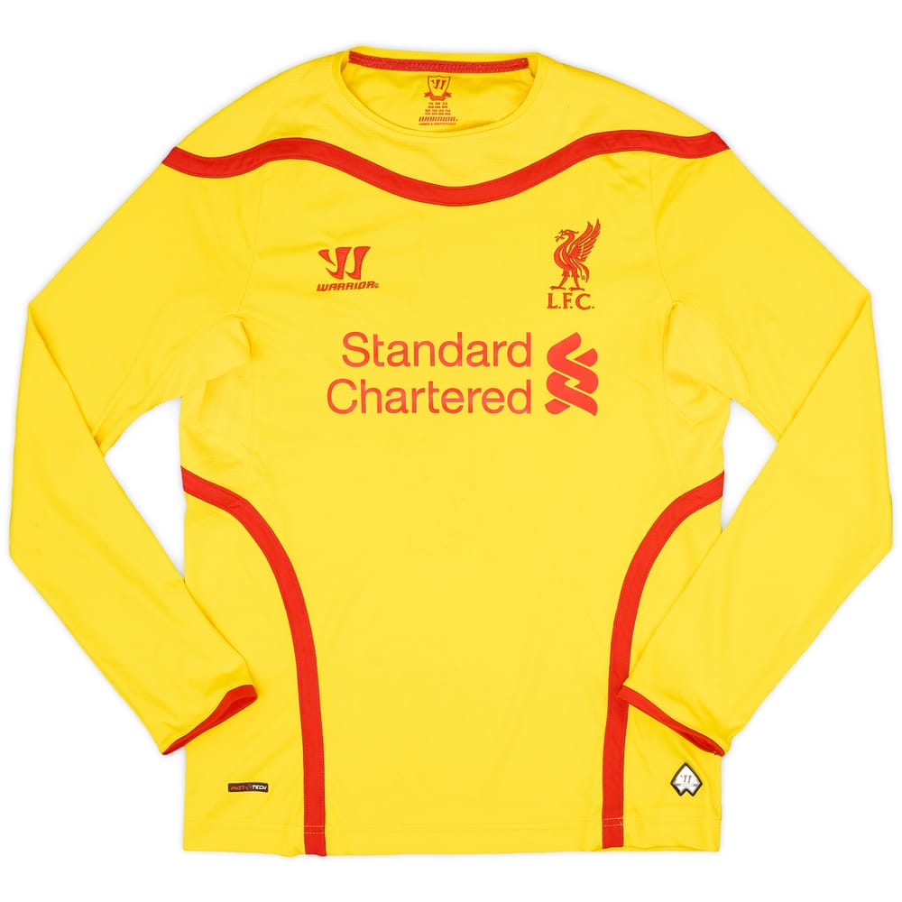 2014-15 Liverpool Away L/S Shirt - 7/10 - (XL.Boys)
