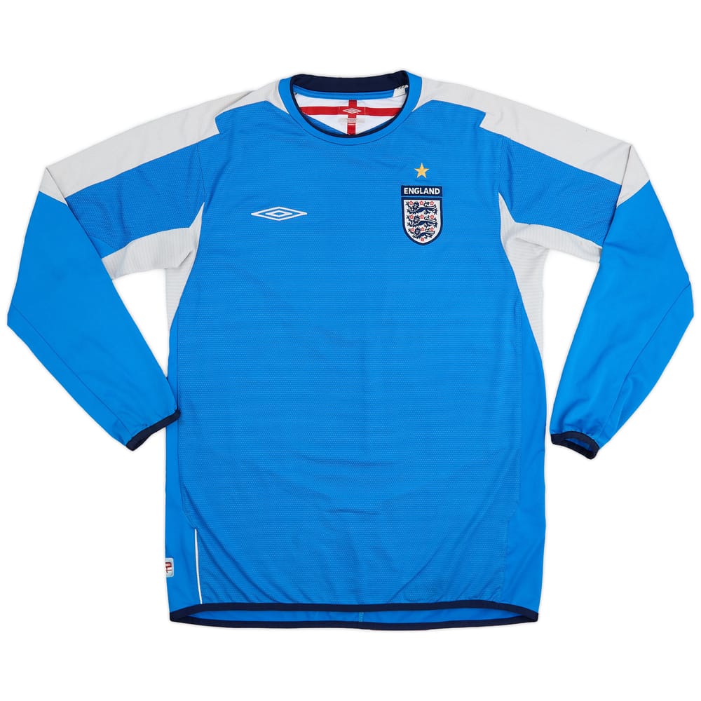 2004-06 England GK Shirt - 5/10 - (L)