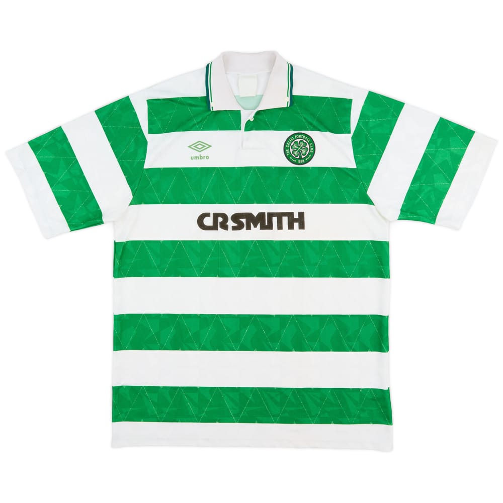 1989-91 Celtic Home Shirt - 8/10 - (L)