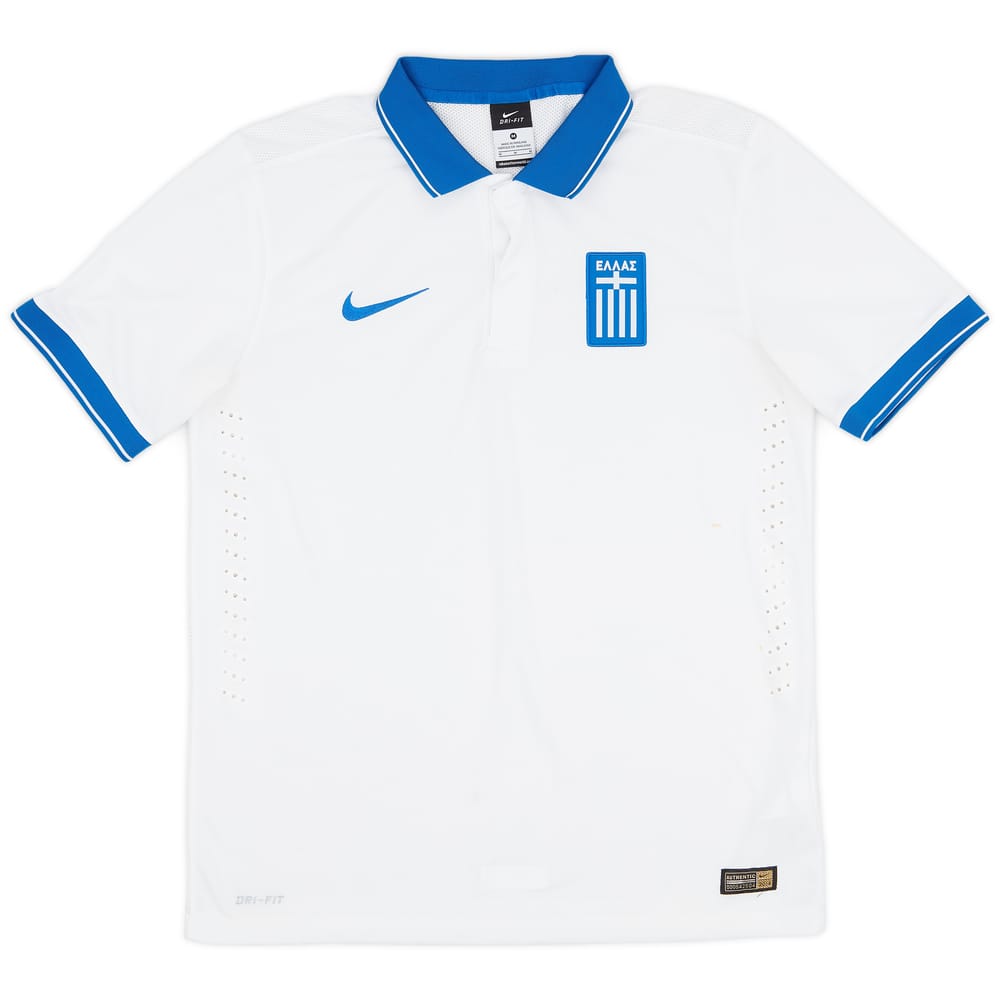 2014-15 Greece Authentic Home Shirt - 7/10 - (M)