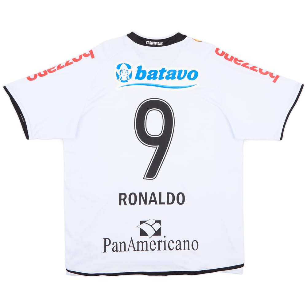 2009 Corinthians Home Shirt Ronaldo #9 - 8/10 - (XL)