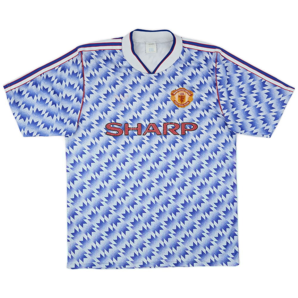 1990-92 Manchester United Away Shirt - 4/10 - (M)