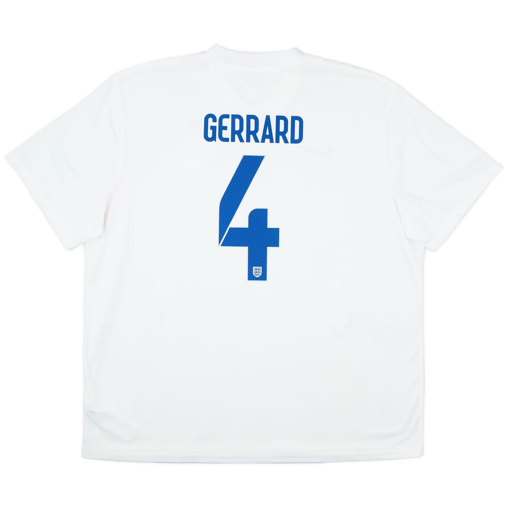 2014-15 England Home Shirt Gerrard #4 - 8/10 - (3XL)