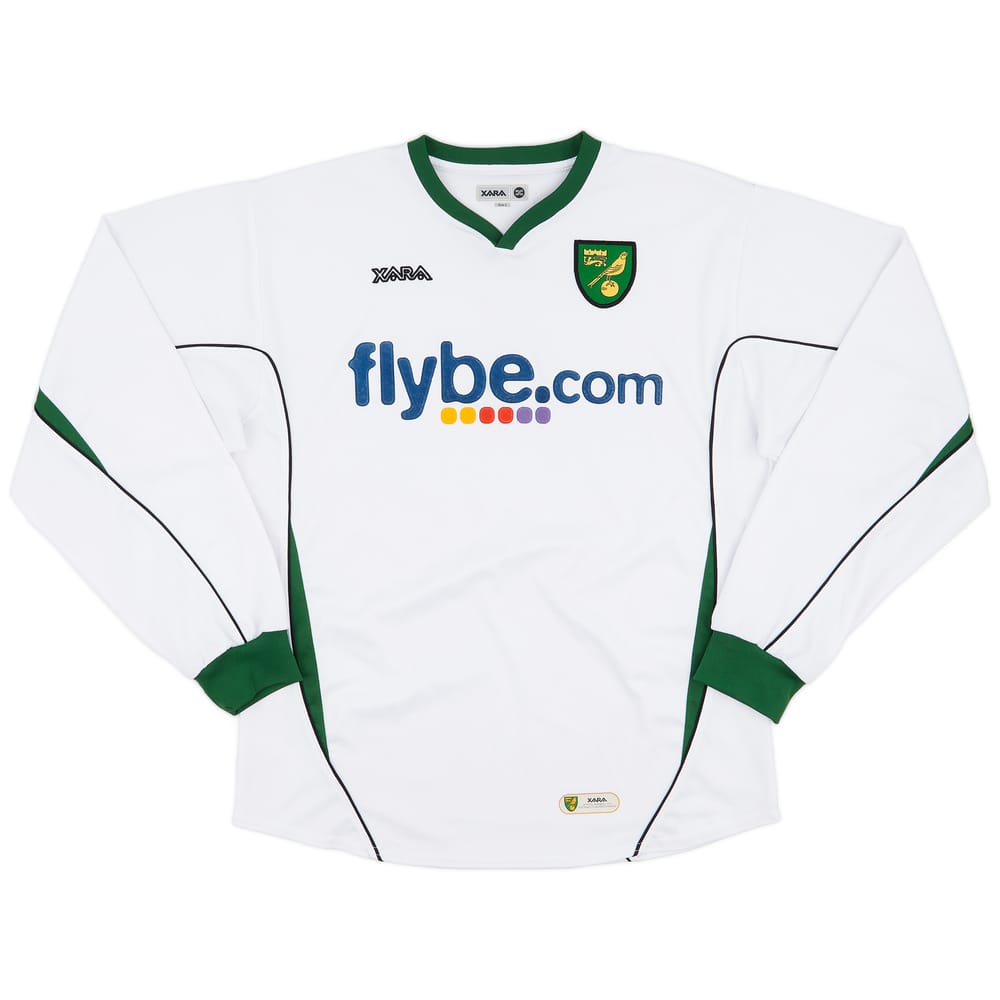 2006-07 Norwich Away L/S Shirt - 8/10 - (L)