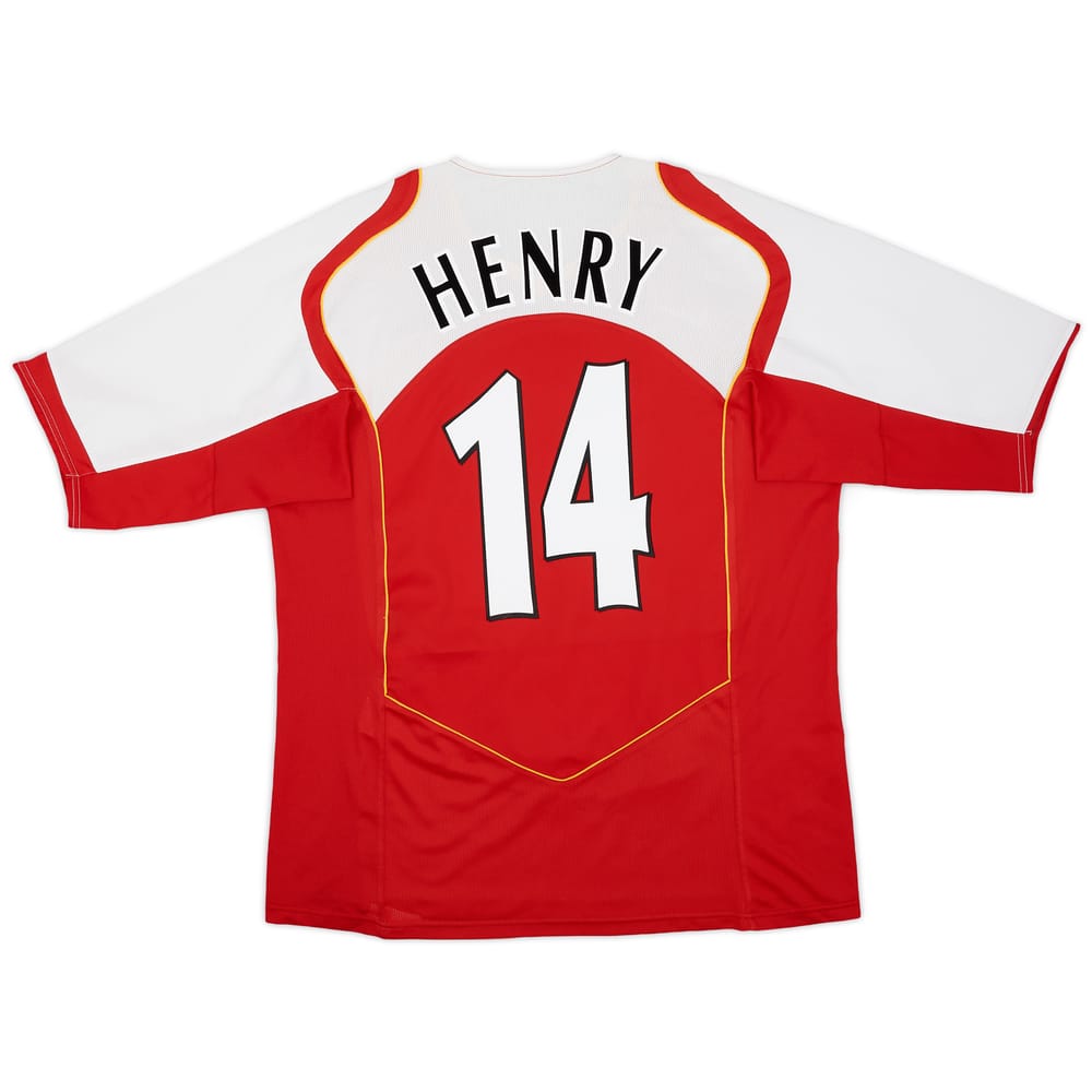 2004-05 Arsenal Home Shirt Henry #14 - 7/10 - (XL)