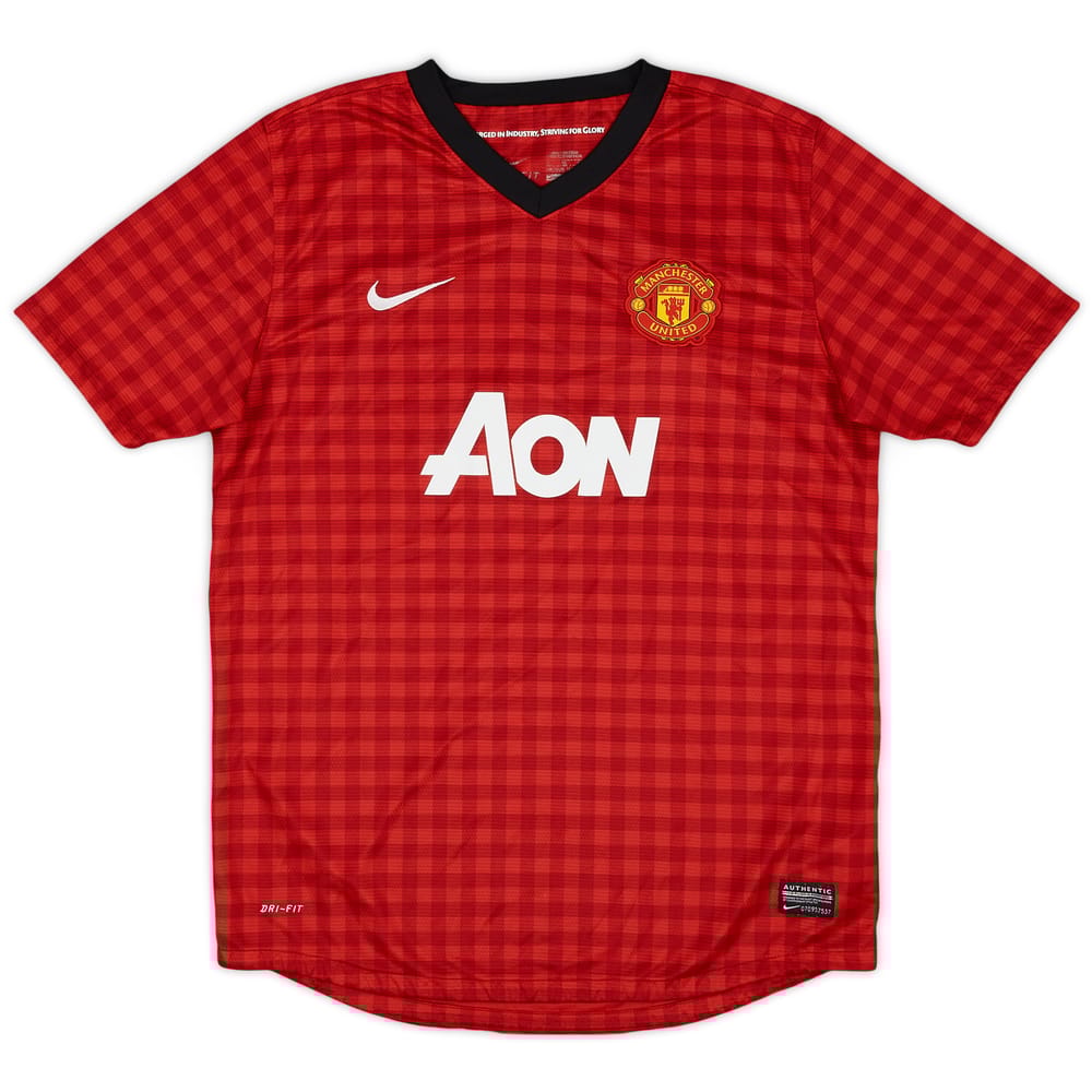 2012-13 Manchester United Home Shirt - 8/10 - (XL.Boys)