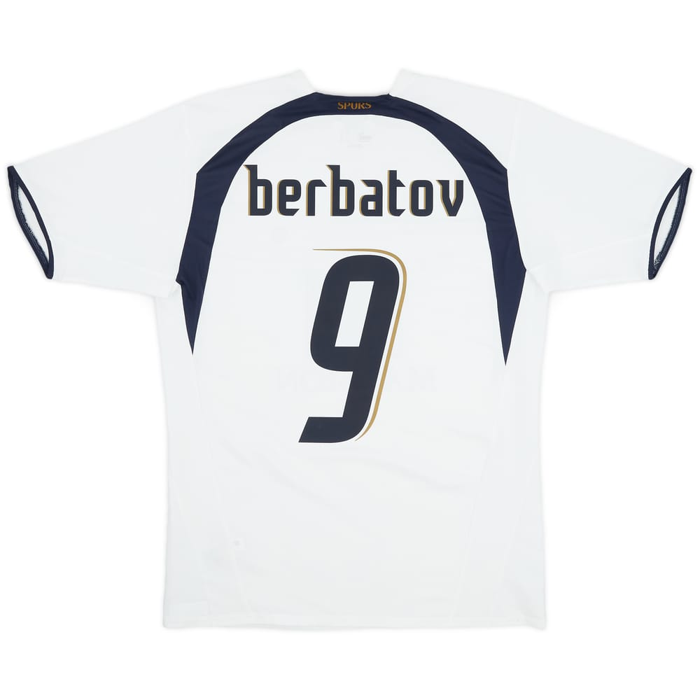 2006-07 Tottenham Home Shirt Berbatov #9 - 9/10 - (M)